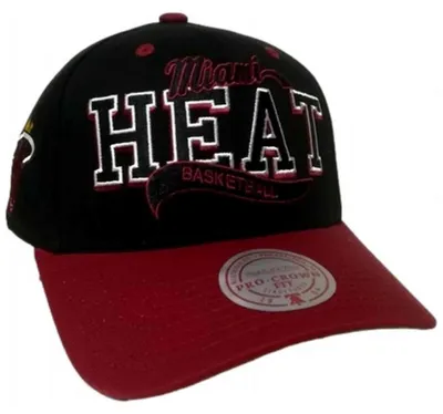 Produktbild von Cap Mitchell & Ness Miami Heat Snapback für Uni