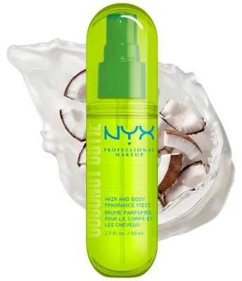 Image de Nyx Professional Make Up, spray pour le corps, gamme "FAT OIL", parfum "Coconut Cutie", quantité : 1.