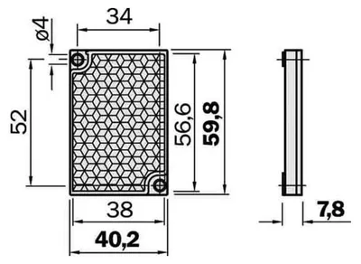 Productafbeelding van Sick 1012720 Reflektor PL40A PL40A