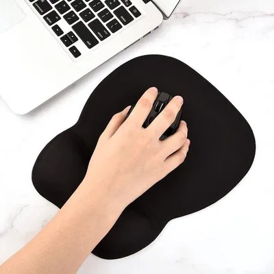 Immagine prodotto di Tappetino ergonomico per tastiera da computer e da ufficio, supporto in memory foam per il polso, spessore 4 mm