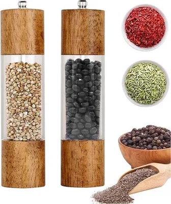 Produktbild von Famanu Gewürzmühle Set - Zerkleinern von Salz und Pfeffer