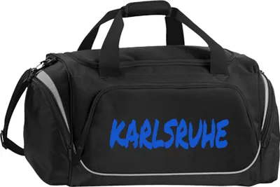 Produktbild von multifanshop Sporttasche - Karlsruhe - Textmarker, schwarz, Größe one size
