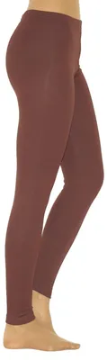 Produktbild von Leggings Leggins lang Thermo Baumwolle Fleece Futter warm Hose  XXL  Braun