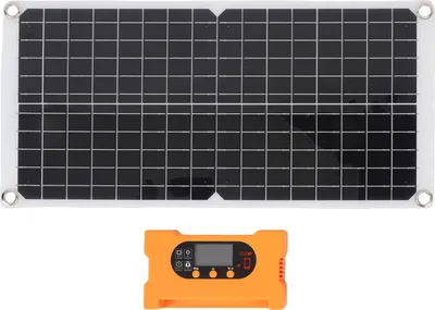 Zdjęcie produktu dla panel słoneczny 17W z kontrolerem 10A Monokrystaliczny krzemowy zestaw do szybkiego ładowania QC3.0 Zestaw do ładowania paneli słonecznych do samochodu RV Łódź