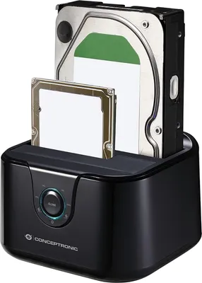 Immagine prodotto di Conceptronic DONN12B Unità di archiviazione Docking Station USB 3.2 Gen 1 (3.1 Gen 1) Type-B Nero (DONN12B)