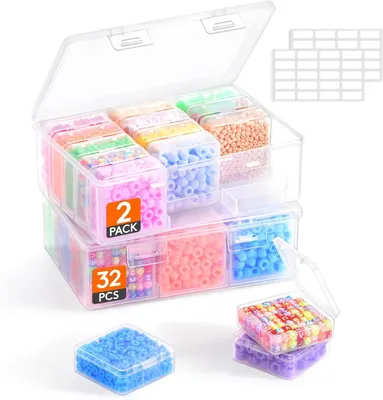 Zdjęcie produktu dla Organizer do przechowywania drobnych przedmiotów, z podziałem na dwie komory, 2 sztuki, 5 cm