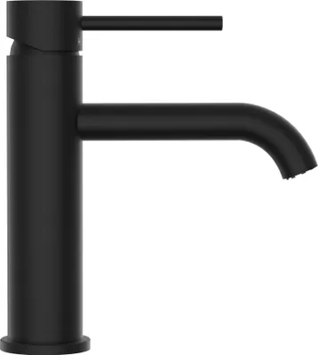 Produktbild von Balneo Wasserhahn Waschtischarmatur schwarz Edelstahl | Einhandmischer für Waschbecken CASCADE