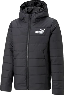 Produktbild von PUMA ESS Hooded Winterjacke Jungen puma black 128
