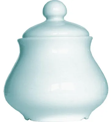 Productafbeelding van Milano, suikerpot met deksel, Wit, 20 cl - 6 stuks