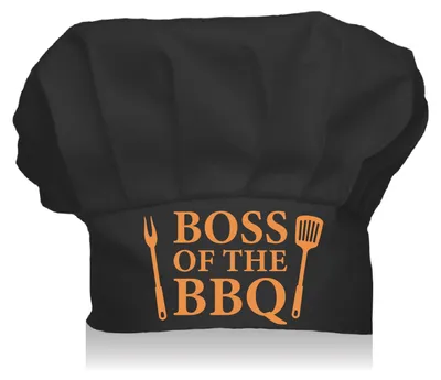 Chef-Hut, verstellbar, Baumwolle, 30x23 cm, schwarz