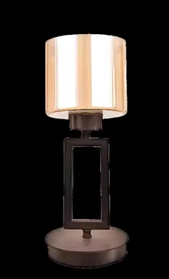 Obrázok produktu pre Stolná lampa Stolná lampa Lampy Sklenené zlaté lampy Stolová čierna