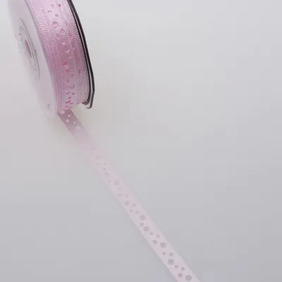 Produktbild von Satinlochband - rosa - 9 mm - 20 m - 54009 31