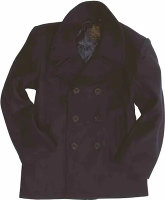 Produktbild von Us Navy Pea Coat Tuch Dk.blau Kn.schw.