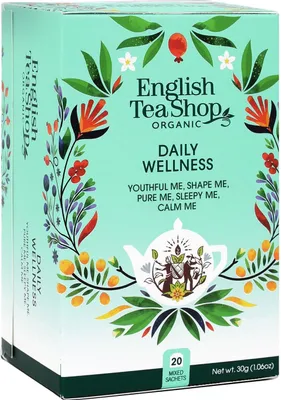 Produktbild von ETS - Daily Wellness Tee-Kollektion, BIO, 20 Teebeutel, 5 Sorten