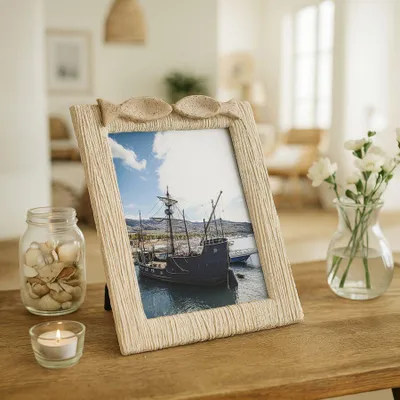 Obrázok produktu pre Fotorámik z krémovej živice 25x3,2x31 cm