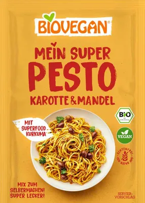 Image de Mon super pesto - carotte-amande 20g