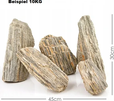 Produktbild von Woodstone Steinholz XXL Bruchsteine Aquarium Aqua Malawi Dekosteine 10kg