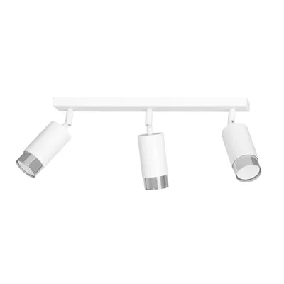 Zdjęcie produktu dla LAMPA SUFITOWA Emibig 3xGU10 30W HIRO 3 WH/CHROME 962/3