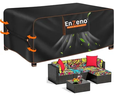 Produktbild von Abdeckhaube für Gartenmöbel 420D Oxford Wasserdicht 200x160x74cm mit Luftauslass