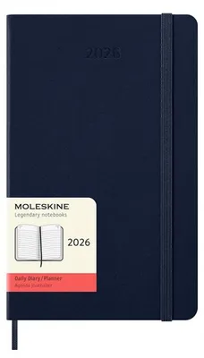 Produktbild von Moleskine 12 Monate Tagesk. 26 A5 1T=1S Geb Saphir