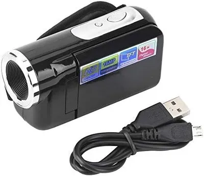 Produktbild von 2-Zoll-LCD-Bildschirm für Kinder, Mini-Vlogging-DV-Camcorder, 16-facher Zoom, HD 1080P-Videokamera