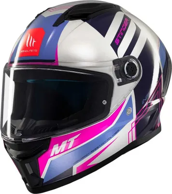 Produktbild von Mt Helmets Stinger 2 Tron Integralhelm Weiß M Weiß M