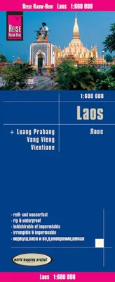 Immagine prodotto di Mappa Reise Know-How Laos 1 : 600.000 con Luang Prabang, Vang Vieng, Vientiane