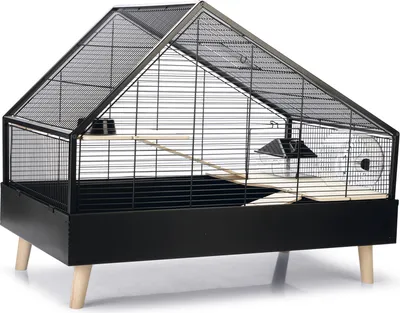 Produktbild von Beeztees Nagerkäfig Ayaz 78x48x61 cm Schwarz