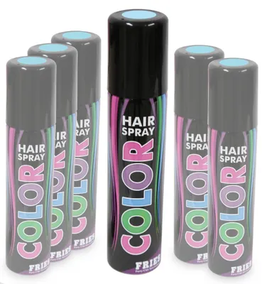 Produktbild von Fries Haarspray Pastell Blau Karneval Fasching Kostüm Party Haarfarbe