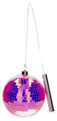 Obrázek produktu pro Disco, LED koule, 15 cm, neonově růžová