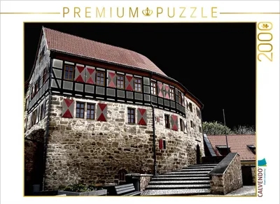 Produktbild von CALVENDO Puzzle Spornburg Scharfenstein im Eichsfeld/Thüringen 2000 Teile Puzzle quer | 2000 Teile Lege-Größe 90x67cm Foto-Puzzle für glückliche Stunden
