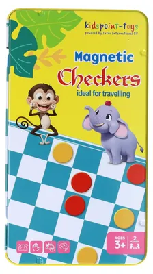 Produktbild von Magnetisches Reisespiel in der Dose: Schach & Dame