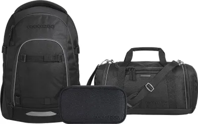 Produktbild von Coocazoo, Schulrucksack-Set MATE Black Coal 3-teilig
