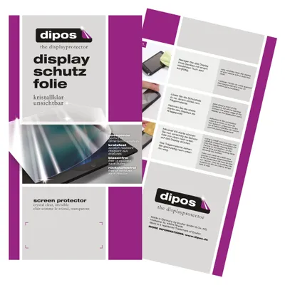 Produktbild von 2x Schutzfolie für Xoro MegaPAD 2404, 24 Zoll klar Displayschutzfolie Folie