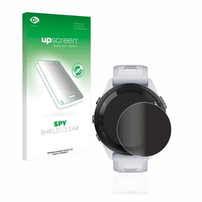 Produktbild von Für Garmin Forerunner 265 (46 mm) Sichtschutzfolie Schutzfolie upscreen Anti-Spy Privacy Sichtschutz Blickschutz Display Schutz Folie Blaulichtfilter