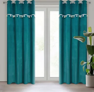 Produktbild von Vorhang KIDS 1 dunkeltürkis 140x250 cm Ösen Ösenvorhang