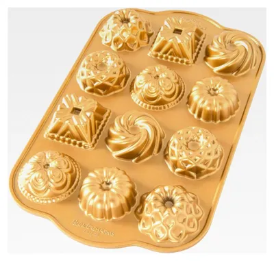 Produktbild von Gugelhupfform, Aluminium, Gold