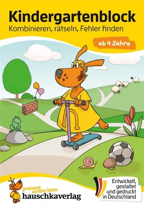 Image de Kindergartenblock ab 4 Jahre - Kombinieren, rätseln, Fehler finden