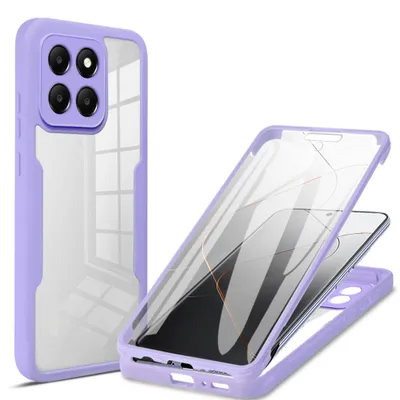 Immagine prodotto di Custodia a 360 gradi per Xiaomi 17 con protezione per display e fotocamera, modello Bumper, viola
