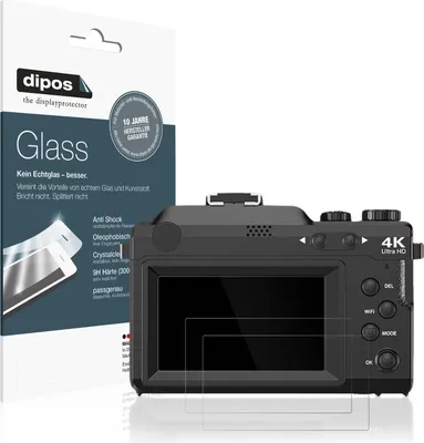 Produktbild von 2x Schutzfolie für NIKYJM WDZXJ - Anti-Shock 9H Folie dipos Glass Kunststoffglas