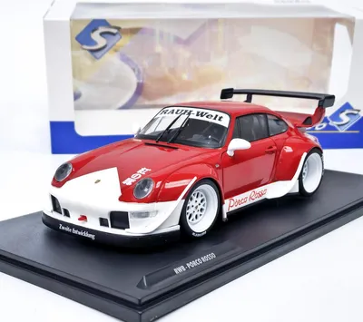 Zdjęcie produktu dla Porsche 911 RWB body kit 2020 Porco Rosso - SOLIDO 1:18