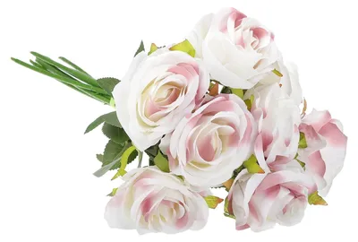 Produktbild von Set aus 8 Künstlichen Rosen in Hellrosa zur Dekoration