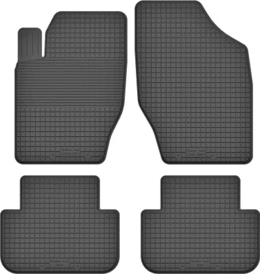 Immagine prodotto di Set di 4 tappetini in gomma, universali per: Peugeot 307 berlina, station wagon, SW (2001-2009)