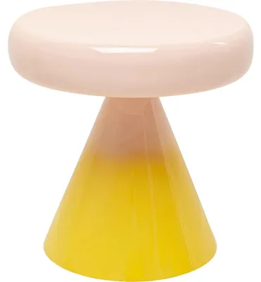 Productafbeelding van Kare Design bijzettafel RICI Colore, geel, diameter 42 cm, salontafel, opbergmeubel