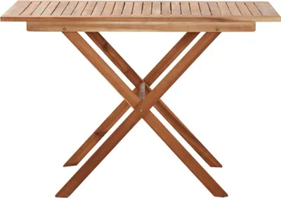 Immagine prodotto di Tavolo da Giardino 110x67x74 cm in Legno Massello di Acacia