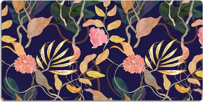Produktbild von Schreibtischmatte Tischunterlage 120x60 cm Mauspad - Hafenpflanzen