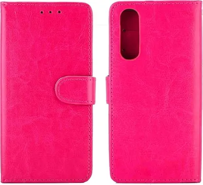 Produktbild von Mobigear Wallet  OPPO Reno 3 Pro Hülle Klapphülle Geldbörse - Pink