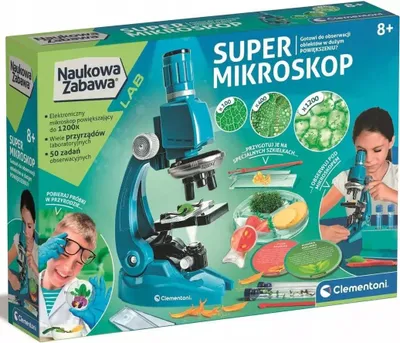 Produktbild von Clementoni Wissenschaftliches Spielzeug – Supermikroskop