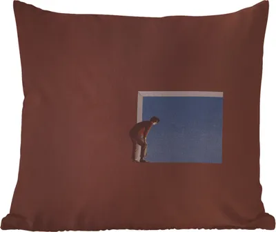 Produktbild von MuchoWow® Outdoor Kissen - Mensch - Jahrgang - Design - 50x50 cm - Wetterfest - Lounge Kissen - Komfortabel - Kissen mit Bild