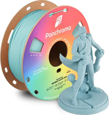 Obrázok produktu pre Panchroma™ PLA Marble, farba:Marble Slate Grey, veľkosť vlákna:1,75 mm, hmotnosť:1 kg